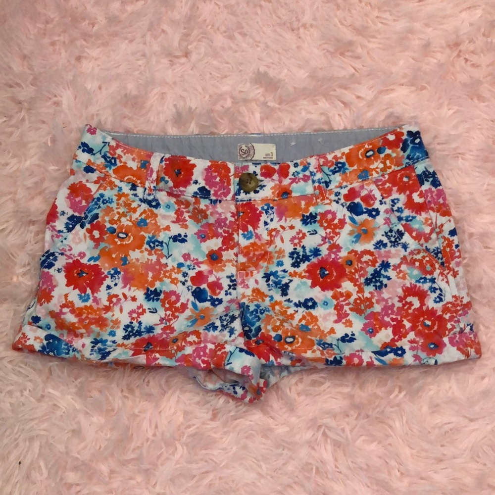 Bright Floral Shorts
